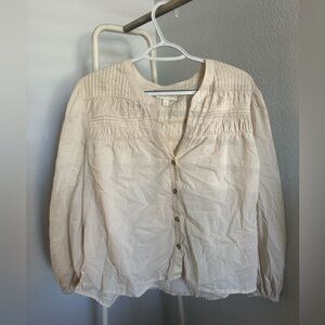 Cleobella blouse in vintage ivory